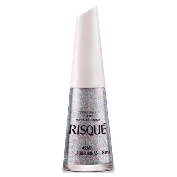 ESM RISQUE EFEITO METALIZADO AS MIL PURPURINA 8ML