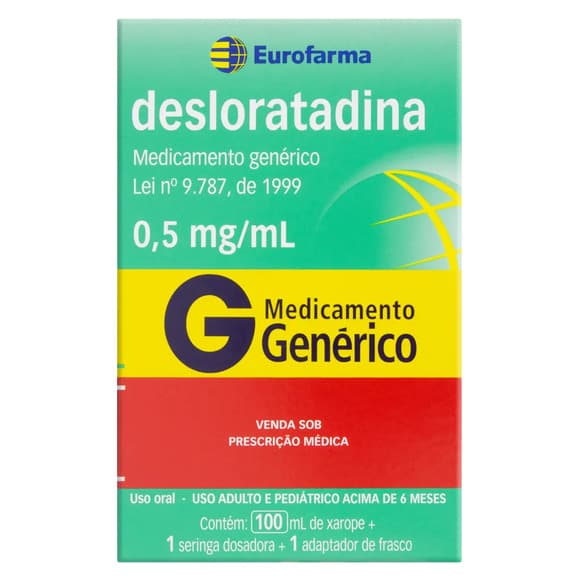 DESLORATADINA XPE 100ML EUROFARMA