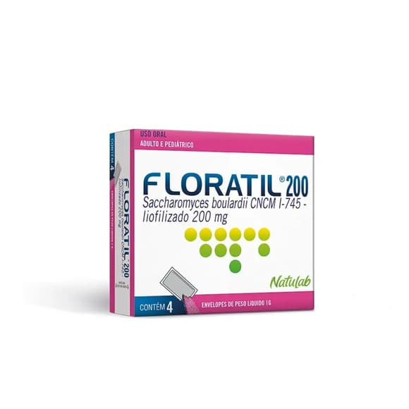 FLORATIL 200MG PEDIATRICO C/4 ENVELOPES