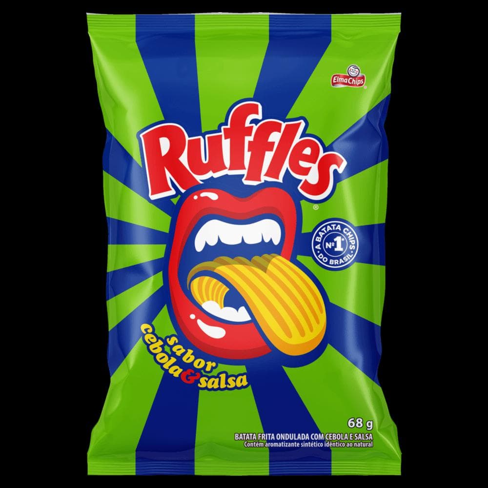 BATATA RUFFLES CEBOLA E SALSA 68G