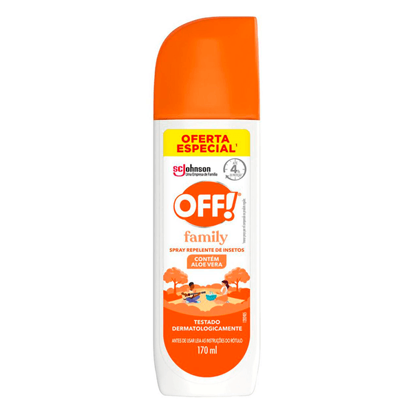 REPELENTE OFF FAMILY SPRAY 170ML
