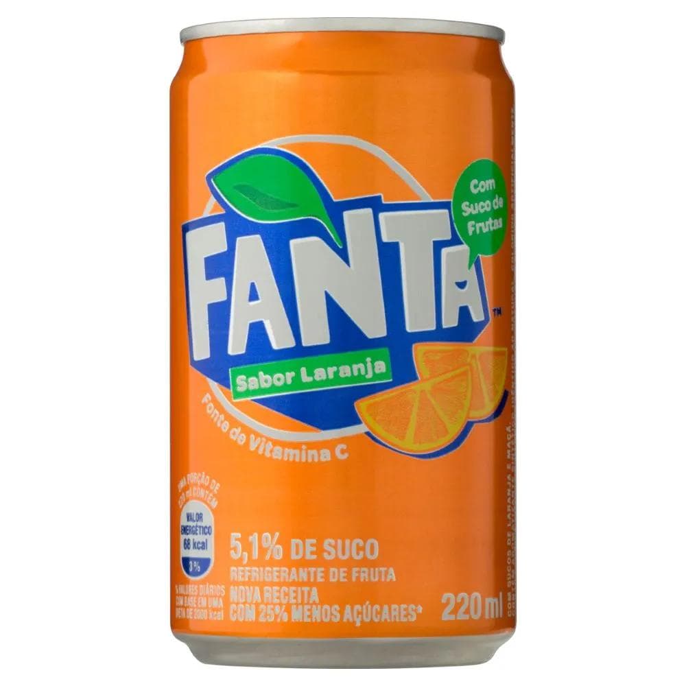 REFRI FANTA LARANJA LT 220ML