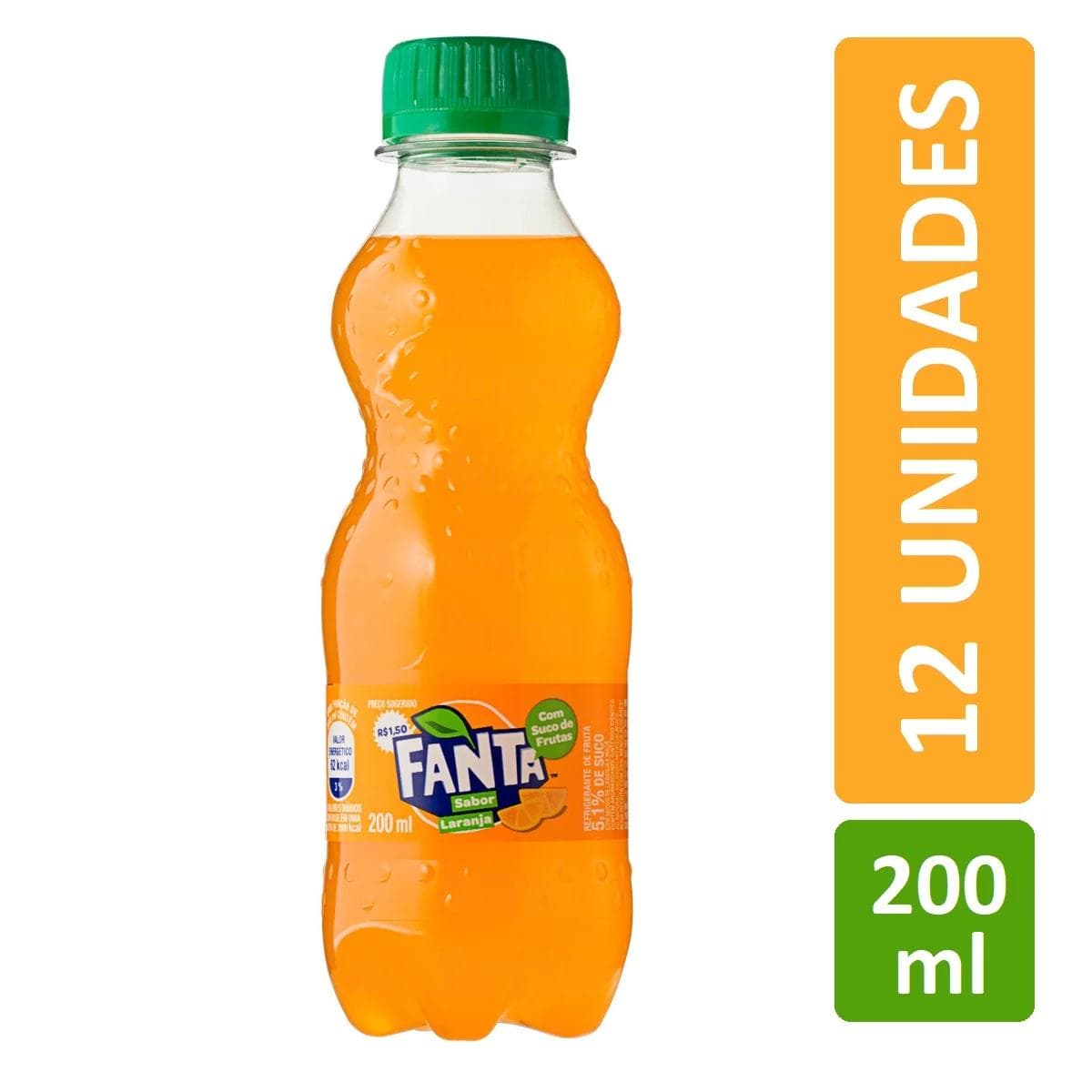 REFRI FANTA LARANJA GRF 200ML
