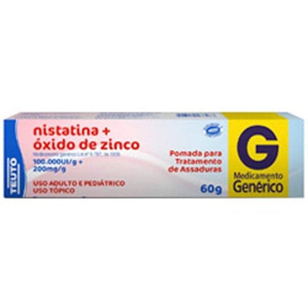 NISTATINA+OXIDO DE ZINCO 60G NOVAQUIMICA