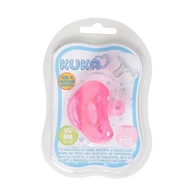 CHUPETA KUKA SOFT COMFORT TAM  2 ROSA