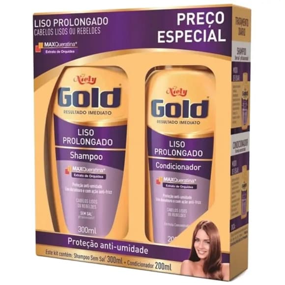 KIT NIELY GOLD LISO PROLONGADO
