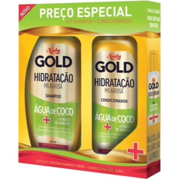 KIT NIELY GOLD HIDRA AGUA COCO