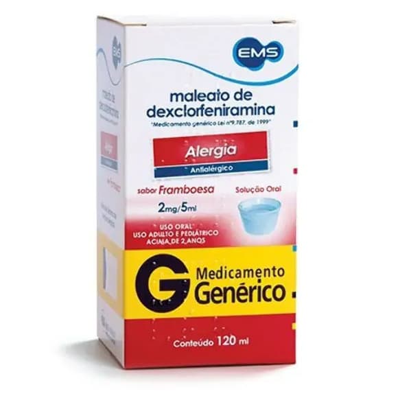 MALEATO DEXCLORFENIRAMINA 120ML EMS