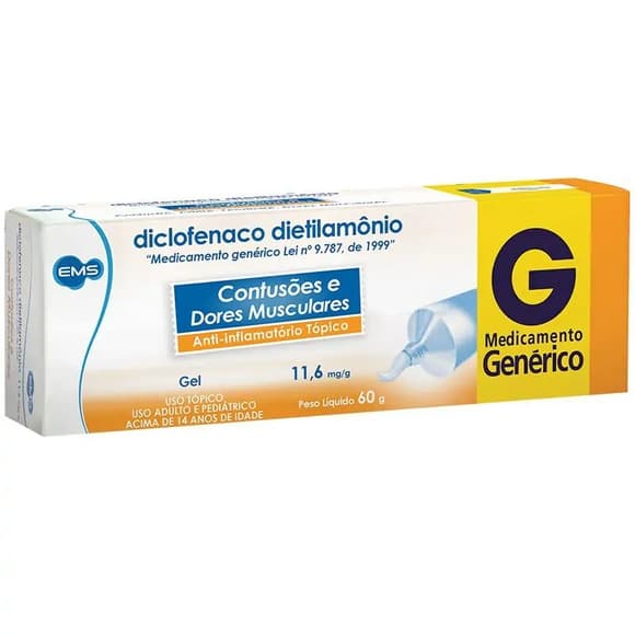 DICLOF DIETILAM GEL 60G EMS