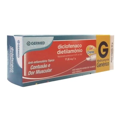 DICLOFENACO DE DIETILAMONIO 10MG/G GEL 60G GERMED
