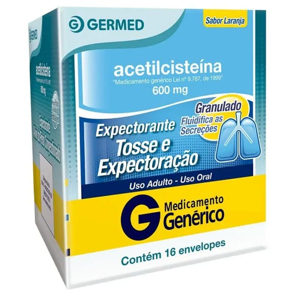 ACETILCISTEINA 600MG 16 ENV GERMED
