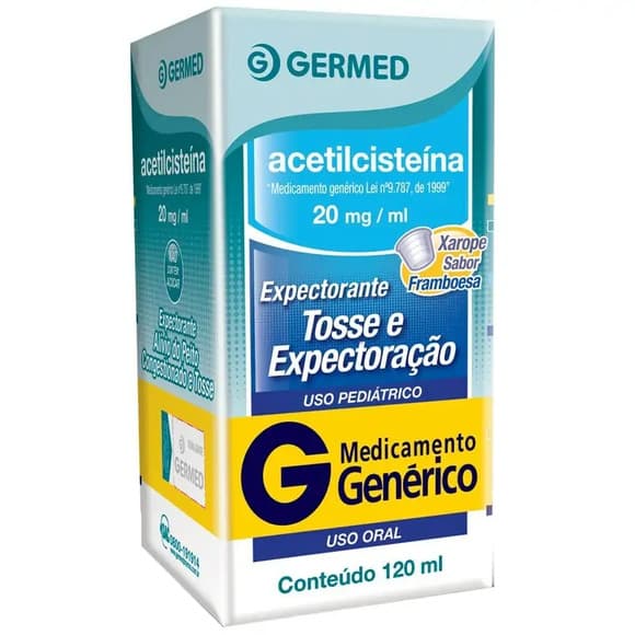 ACETILCISTEINA 20MG PED 120ML GERMED
