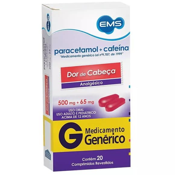 PARACET+CAFEINA 20''S EMS