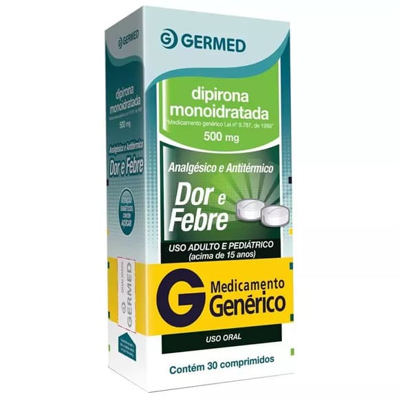 DIPIRONA MONOIDRATADA 30''MG GERMED