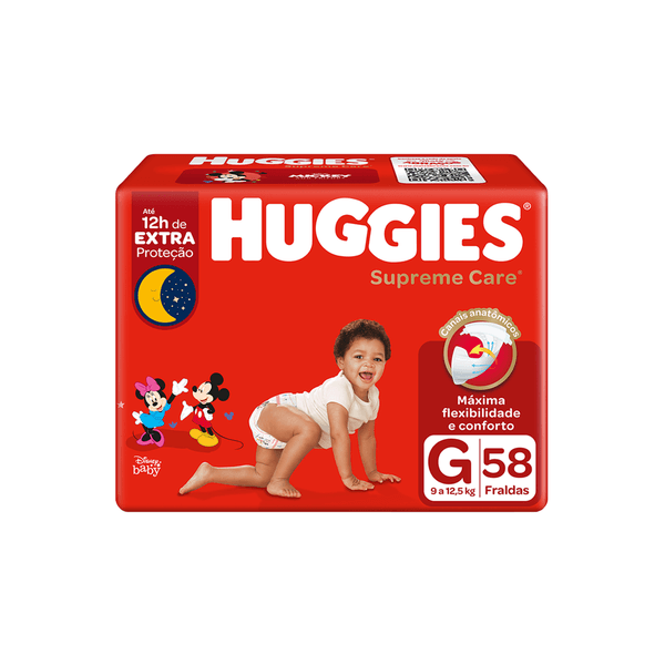 FRD HUGGIES SUPREME CARE HIPER G C/58