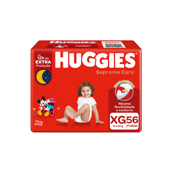 FRD HUGGIES SUPREME CARE HIPER XG C/56