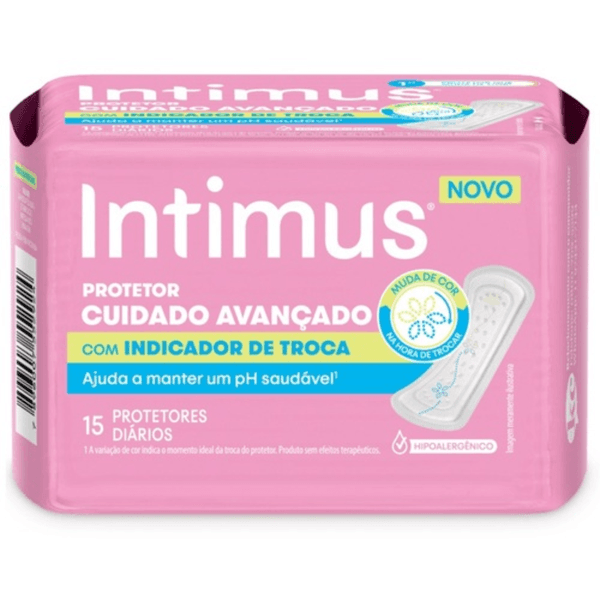 ABS INTIMUS PROT INDICADOR TROCA C/15