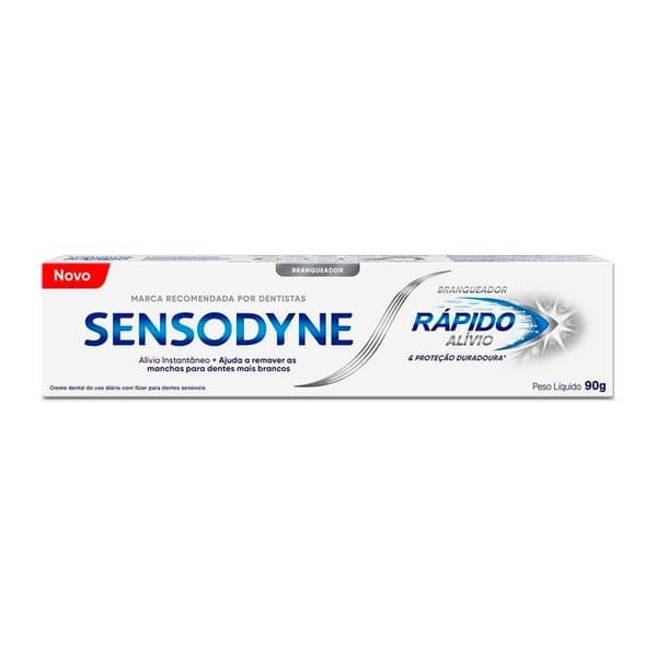 CR DENTAL SENSODYNE RAPIDO ALIVIO BRANQUEADOR 90G