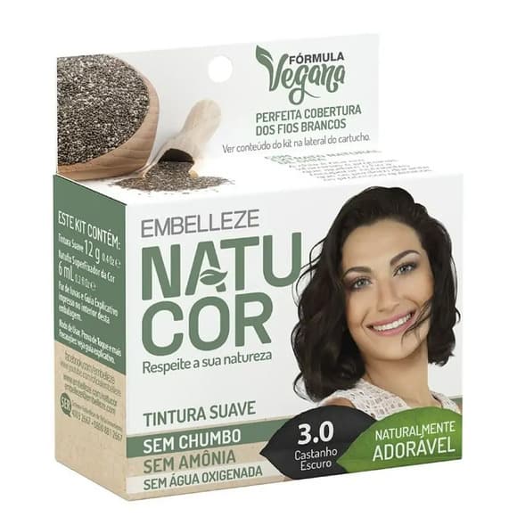 TINT NATUCOR 3.0 CASTANHO ESC