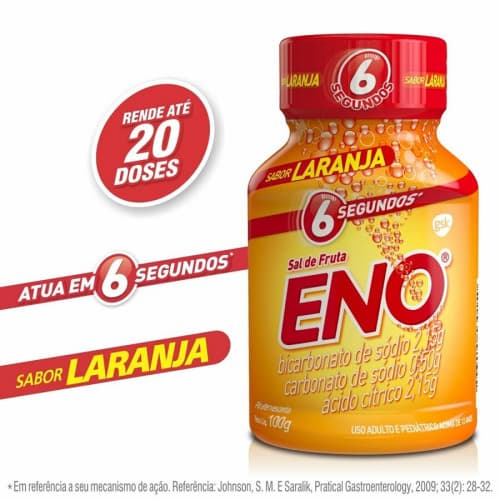 SAL DE FRUTA ENO LARANJA PT 100G
