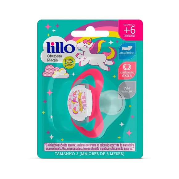CHUPETA LILLO AIR ORTO TAM2 R624831 MENINA
