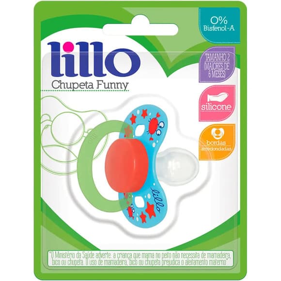 CHUPETA LILLO FUNNY MENINO N2