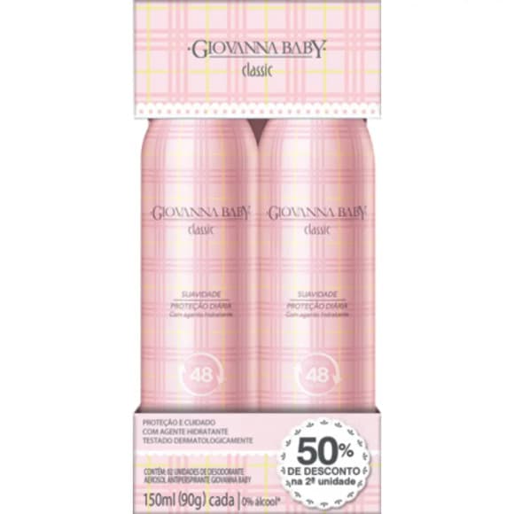 DES AERO GIOVANNA BABY ROSA 150ML CX/2
