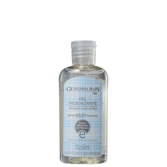 ALCOOL GEL GIOVANNA BABY AZUL 60ML