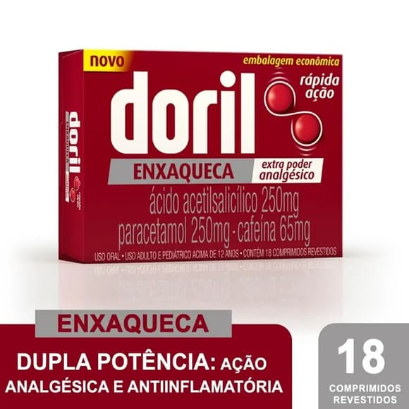 DORIL ENXAQUECA 18''S