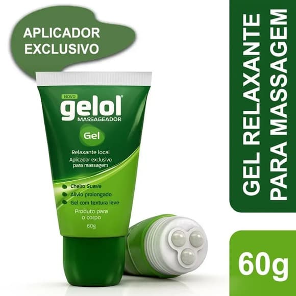 GELOL GEL MASSAGEADOR BISNAG 60G