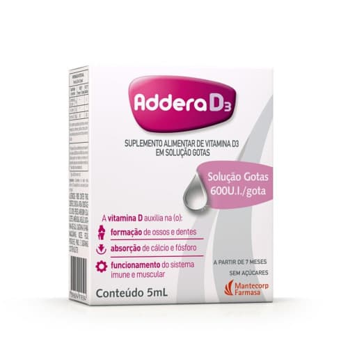 ADDERA D3 600UI 5ML