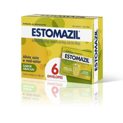 ESTOMAZIL 5G ABACAXI C/6