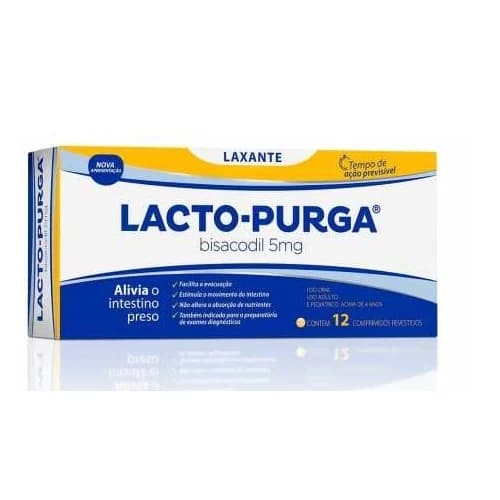 LACTO PURGA 5MG 12''S