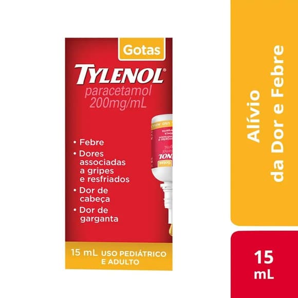 TYLENOL 200MG/ML GTS 15ML
