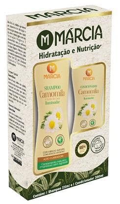 KIT SH+COND MARCIA CAMOMILA E LEITE DE COCO 325ML+200ML