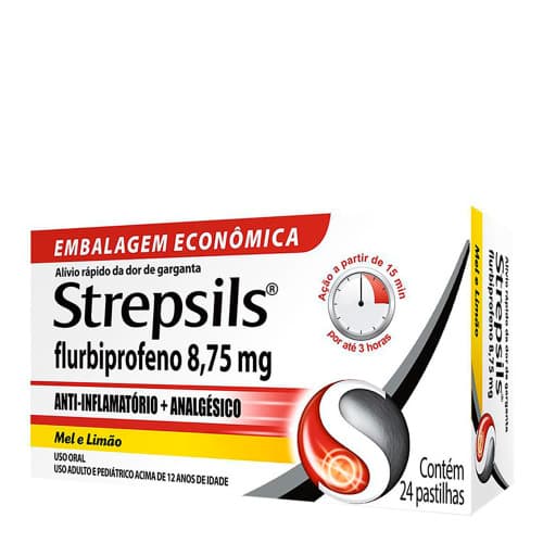 STREPSILS MEL/LIMAO C/24 PASTILHAS