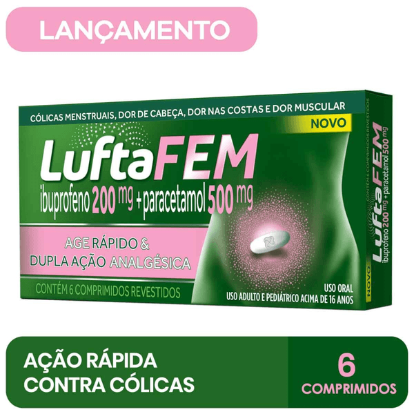 LUFTAFEM ANALGESICO 6''S