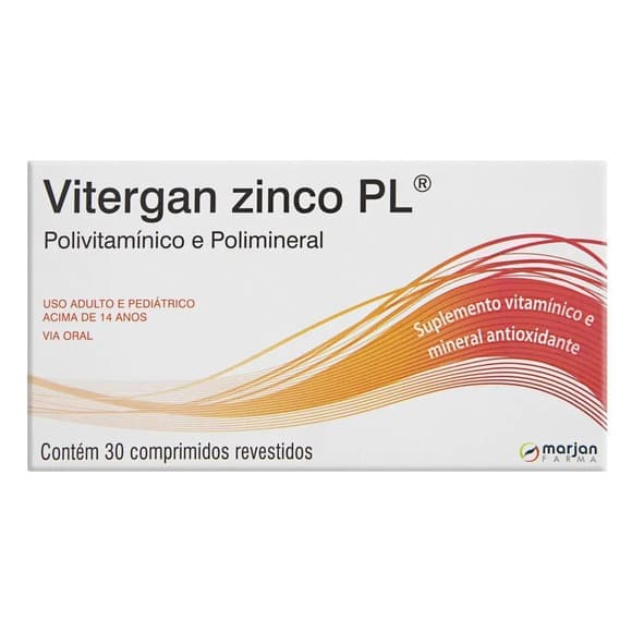 VITERGAN ZINCO PLUS 30''S