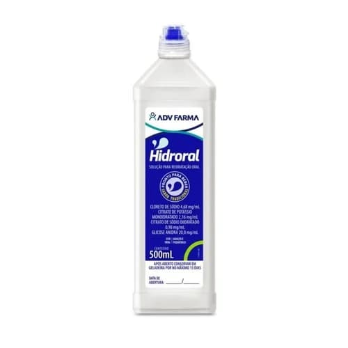 HIDRORAL ORAL SOLUCAO NATURAL 500ML