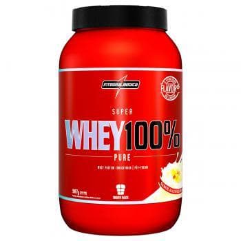 POTE WHEY 100% PURE INTEGRALMEDICA BAUNILHA 900G