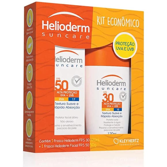 KIT ECONOMICO HELIODERM FPS30 120G