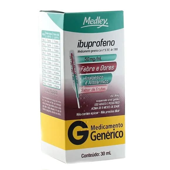 IBUPROFENO  50MG 30ML MEDLEY