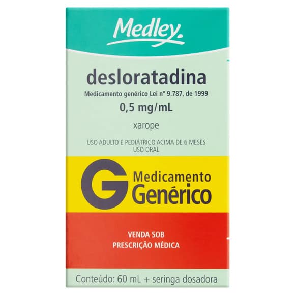 DESLORATADINA XPE 60ML MEDLEY