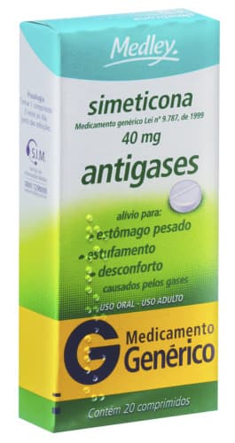 SIMETICONA  40MG 20''S MEDLEY