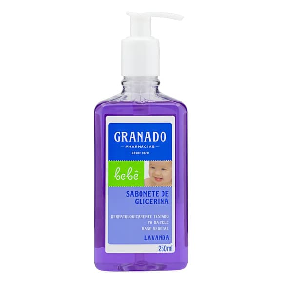 SAB GRANADO BEBE GLIC LAVANDA 250ML