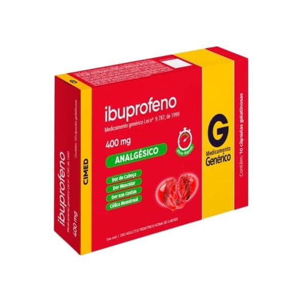 IBUPROFENO 400MG 10"S CIMED *