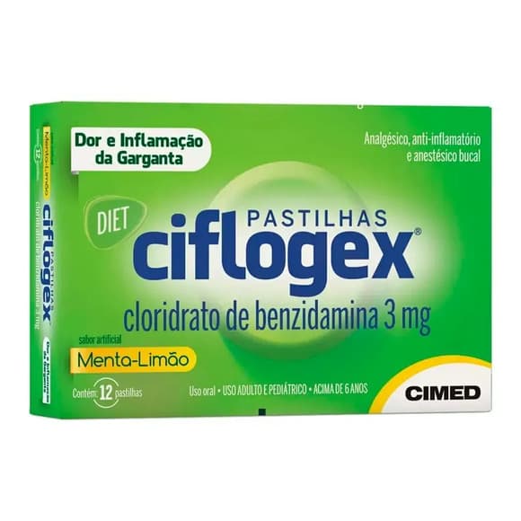 CIFLOGEX 3MG 12''S DIET MENTA LIMAO