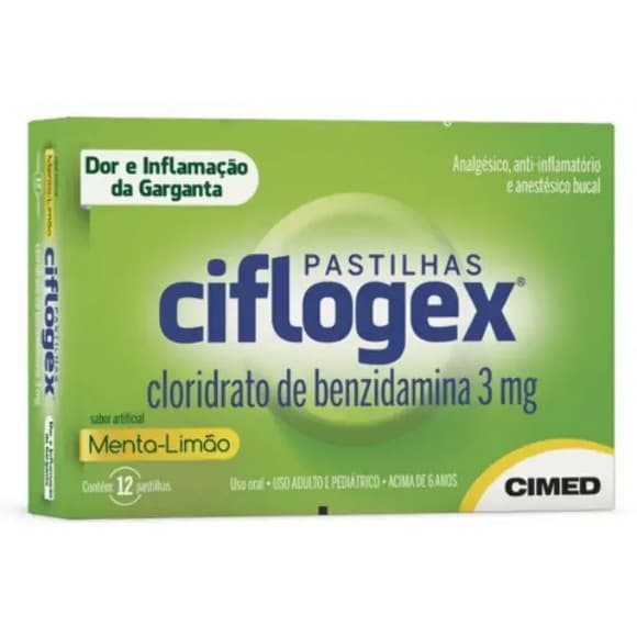 CIFLOGEX 3MG 12''S MENTA LIMAO
