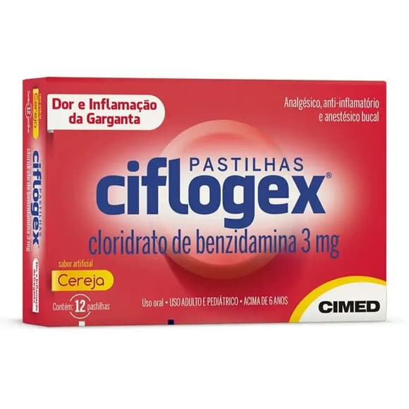 CIFLOGEX 3MG 12''S CEREJA