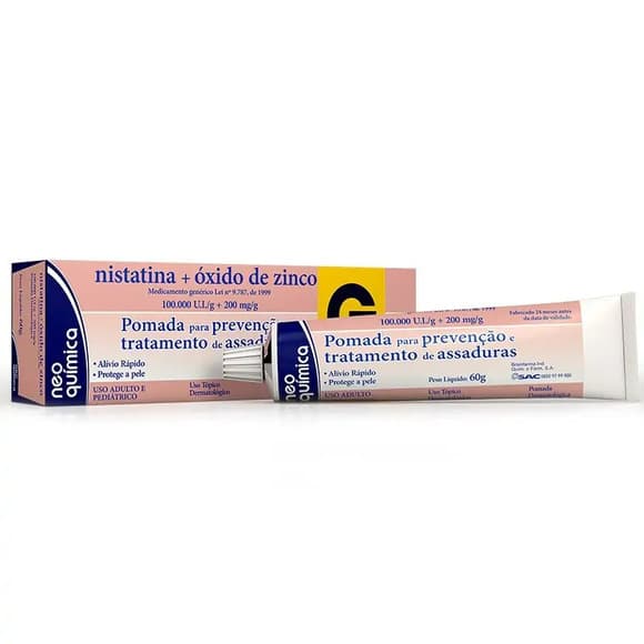 NISTATINA+OXIDO ZINCO 60G NEOQUIMICA
